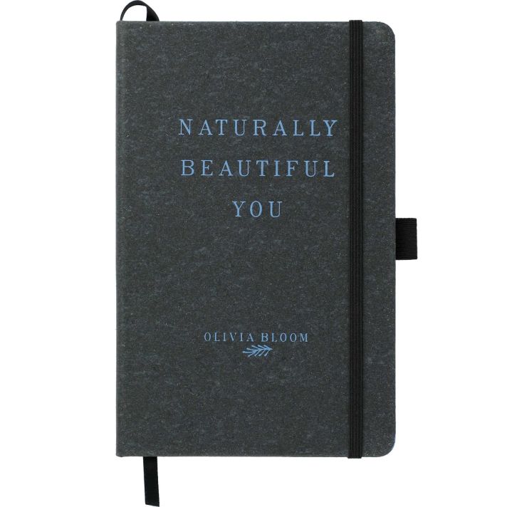5.5" x 8.5" FSC® Mix Recycled Leather Bound Journa