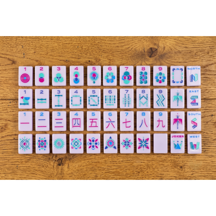 Mandala Mahjong Tile Set