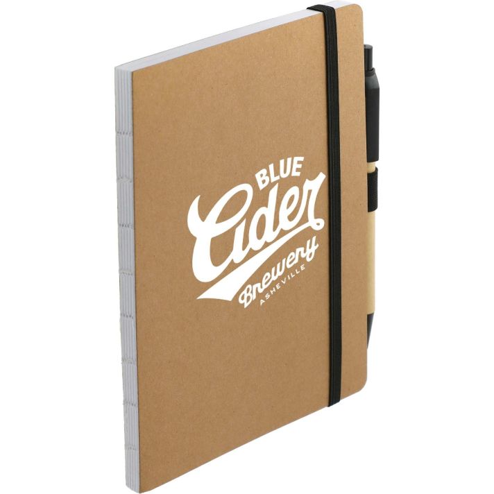 5" x 7" FSC Recycled Notebook and Pen Set