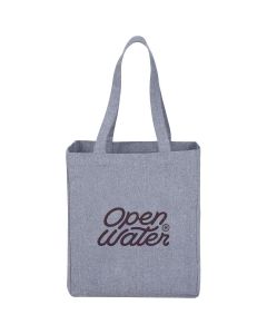 Customizable recycled cotton tote bag 