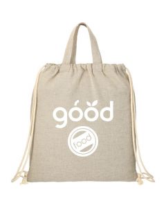 Personalized Recycled Cotton Drawstring Bag