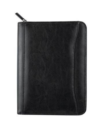 Renaissance Jr. Zippered Padfolio w FSC&#174; Mix Paper Black (BK)