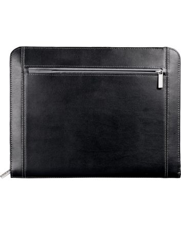 Metropolitan Zippered Padfolio Black (BK)