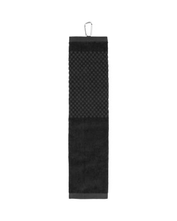 3.5lb./doz. 5.25x22in Scrubber Golf Towel Black (BK)