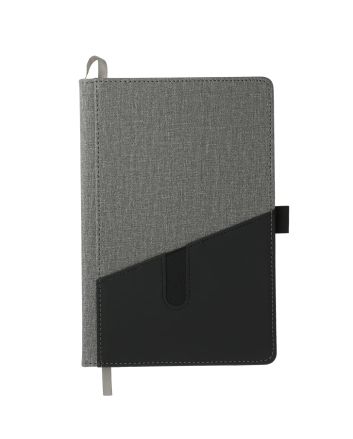 5.5&quot; x 8.5&quot; FSC&#174; Mix Siena Heathered Bound Journal Gray (GY)