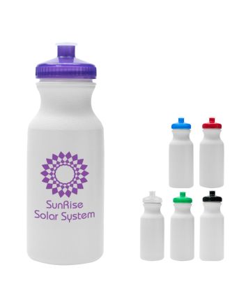 20 Oz. Hydration Water Bottle WHITE BOTTLE