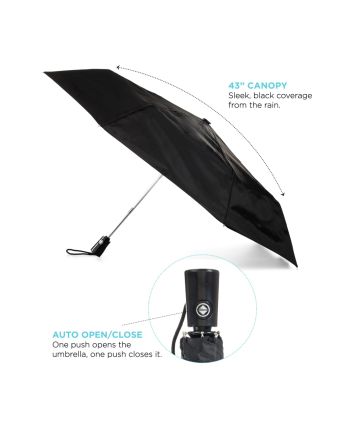 44&quot; totes&#174; 3 Section Auto Open/Close Umbrella