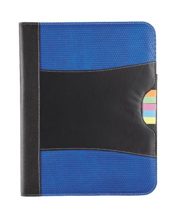 Flare Organization Padfolio with FSC&#174; Mix Paper Blue (BL)