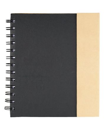 6.5&quot; x 7&quot; FSC&#174; Mix Lock-it Spiral Notebook Black (BK)