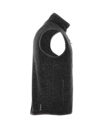 Men&#39;s FONTAINE Knit Vest Black Smoke Heather