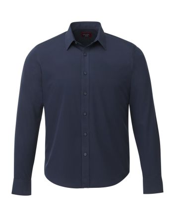 UNTUCKit Castello WF Long Sleeve Shirt-Men&#39;s Navy (575) S