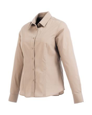 Women&#39;s PRESTON Long Sleeve Shirt Tan (160) M