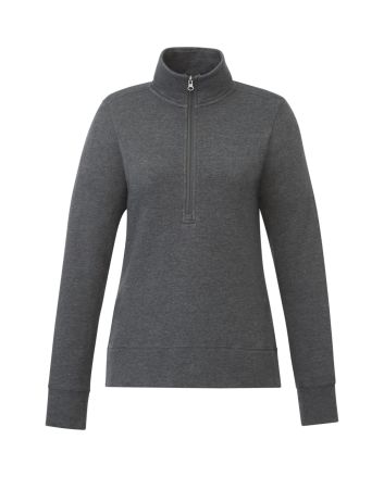 Women&#39;s DAYTON Fleece Half Zip Heather Dark Charcoal (988) S