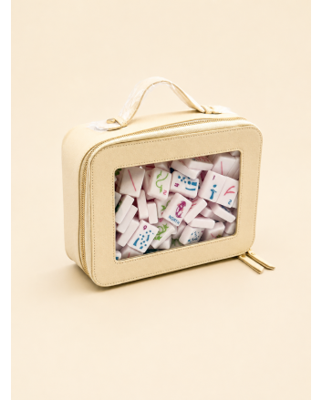 Ivory Mahjong Tile Storage Bag