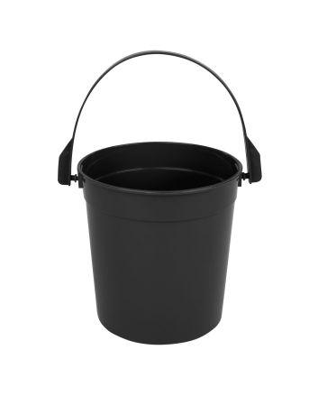 32 Oz. Party Pail With Handle BLACK WITH BLACK